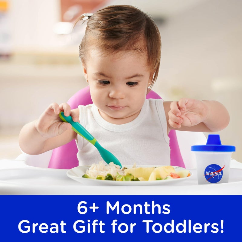 GAMAGO NASA Baby Sippy Cup - Adorably Cute Learner Sippy Cup for Babies, Toddlers and Kids - 6+ Months Old - Holds 7 Ounces - BPA-Free - Food-Safe - Spill Proof - Easy to Clean - Image 3